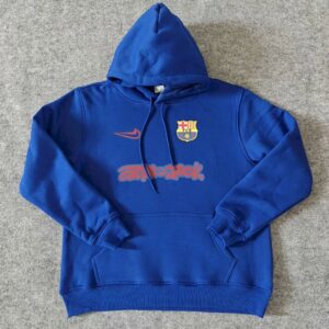 Barcelona 2025 Travis Scott Edition Dark blue  Football Hoodie
