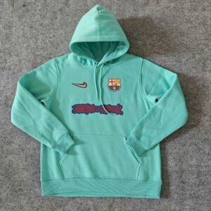 Barcelona 2025 Travis Scott Edition Grass Green Football  Hoodie